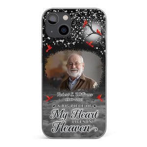 Custom Photo Your Love Will Always Be Here - Memorial Personalized Custom Clear Phone Case - Sympathy Gift For Family Members