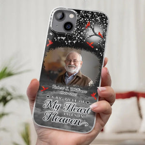 Custom Photo Your Love Will Always Be Here - Memorial Personalized Custom Clear Phone Case - Sympathy Gift For Family Members