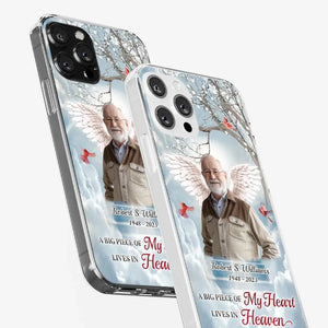 Custom Photo The Brave May Fall, But Never Yield - Memorial Personalized Custom Clear Phone Case - Sympathy Gift For Family Members