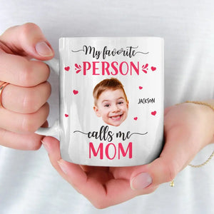 Custom Photo You Are My Favorite One - Family Personalized Custom Mug - Gift For Mom, Grandma