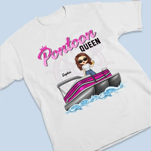 Catch Me On The Pontoon - Family Personalized Custom Unisex T-shirt, Hoodie, Sweatshirt - Gift For Family Members, Pontoon Lovers