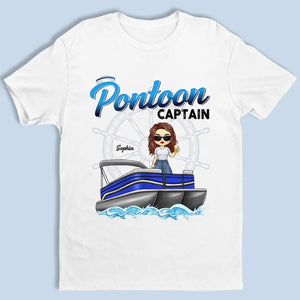 Find Your Peace On A Pontoon - Family Personalized Custom Unisex T-shirt, Hoodie, Sweatshirt - Gift For Family Members, Pontoon Lovers