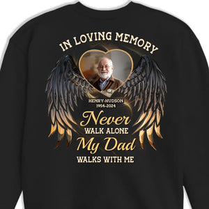 Custom Photo In Loving Memory - Memorial Personalized Custom Back Printed Unisex T-shirt, Hoodie, Sweatshirt - Sympathy Gift For Family Members