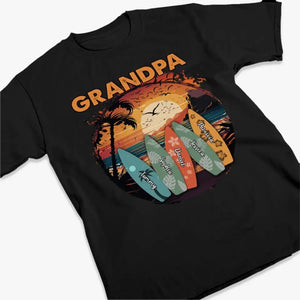 Grandpas Always Have Time For You - Family Personalized Custom Unisex T-shirt, Hoodie, Sweatshirt - Gift For Dad, Grandpa