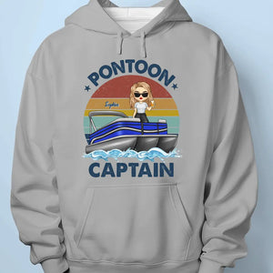 Life's Better On A Pontoon - Family Personalized Custom Unisex T-shirt, Hoodie, Sweatshirt - Gift For Family Members, Pontoon Lovers