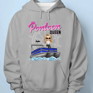 Catch Me On The Pontoon - Family Personalized Custom Unisex T-shirt, Hoodie, Sweatshirt - Gift For Family Members, Pontoon Lovers