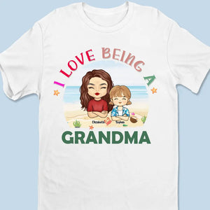 A Grandmother Is A Safe Haven - Family Personalized Custom Unisex T-shirt, Hoodie, Sweatshirt - Gift For Grandma