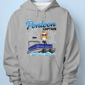 Find Your Peace On A Pontoon - Family Personalized Custom Unisex T-shirt, Hoodie, Sweatshirt - Gift For Family Members, Pontoon Lovers