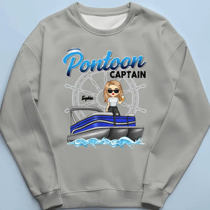 Find Your Peace On A Pontoon - Family Personalized Custom Unisex T-shirt, Hoodie, Sweatshirt - Gift For Family Members, Pontoon Lovers