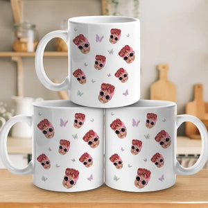 Custom Photo You Are The Heart Of The Family - Family Personalized Custom Mug - Gift For Mom, Grandma