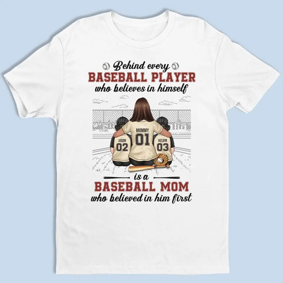 Baseball Mom - Family Personalized Custom Unisex T-shirt, Hoodie, Sweatshirt - Gift For Mom, Sport Lovers, Sport Players