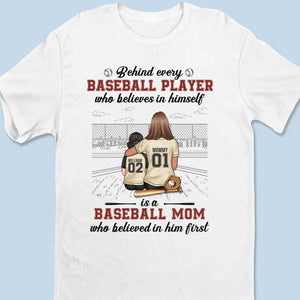 Baseball Mom - Family Personalized Custom Unisex T-shirt, Hoodie, Sweatshirt - Gift For Mom, Sport Lovers, Sport Players