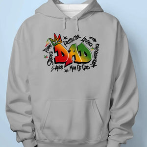 My Dad's My Best Mate And He Always Will Be - Family Personalized Custom Unisex T-shirt, Hoodie, Sweatshirt - Father's Day, Gift For Dad, Grandpa