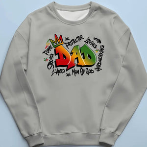 My Dad's My Best Mate And He Always Will Be - Family Personalized Custom Unisex T-shirt, Hoodie, Sweatshirt - Father's Day, Gift For Dad, Grandpa