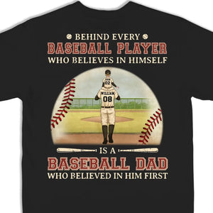 God Hit A Homerun When He Made You - Family Personalized Custom Back Printed Unisex T-shirt, Hoodie, Sweatshirt - Gift For Dad, Sport Lovers, Sport Players