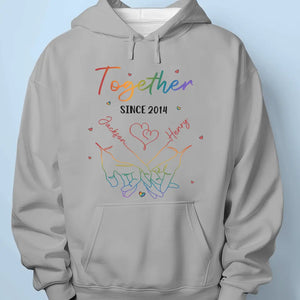 Love Is Love Forever - Couple Personalized Custom Unisex T-shirt, Hoodie, Sweatshirt - Gift For Husband Wife, Anniversary, LGBTQ+