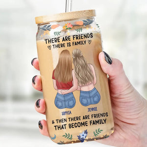 You Are The Sister Of My Soul - Bestie Personalized Custom Glass Cup, Iced Coffee Cup - Gift For Best Friends, BFF, Sisters