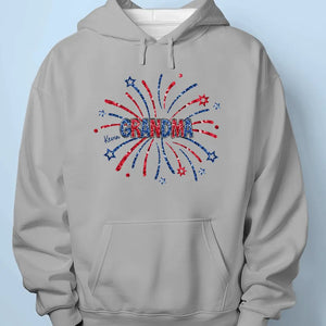 Shine Like Fireworks - Family Personalized Custom Unisex T-shirt, Hoodie, Sweatshirt - 4th of July, Gift For Mom, Grandma