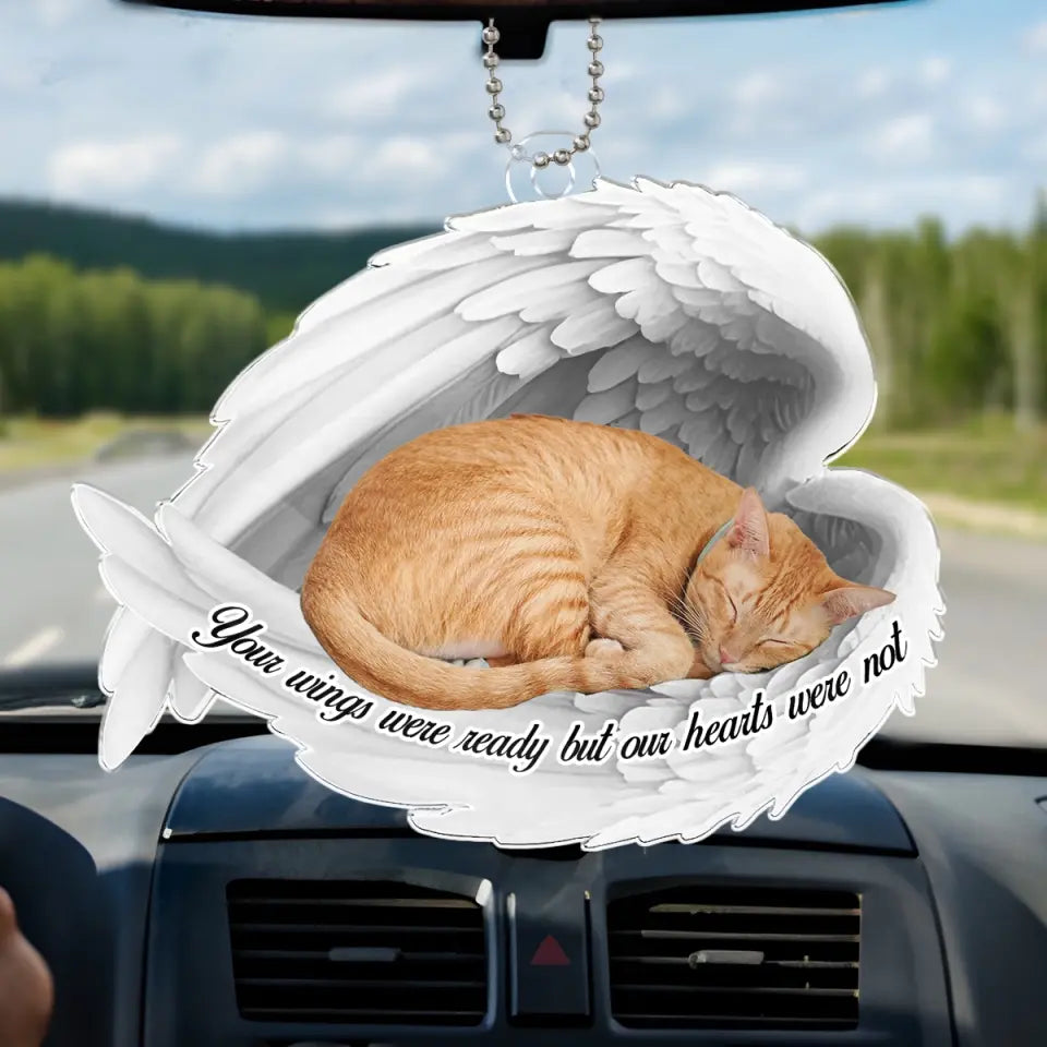 Custom Photo Once By My Side, Forever In My Heart - Memorial Personalized Custom Car Ornament - Acrylic Custom Shaped - Sympathy Gift For Pet Owners, Pet Lovers