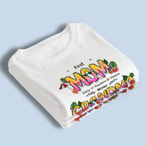 A Grandma Is A Hug Waiting To Happen - Family Personalized Custom Unisex T-shirt, Hoodie, Sweatshirt - Gift For Mom, Grandma