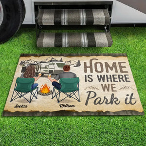 Drive Slow Drunk Campers Matter - Camping Personalized Custom Home Decor Decorative Mat - House Warming Gift For Husband Wife, Camping Lovers