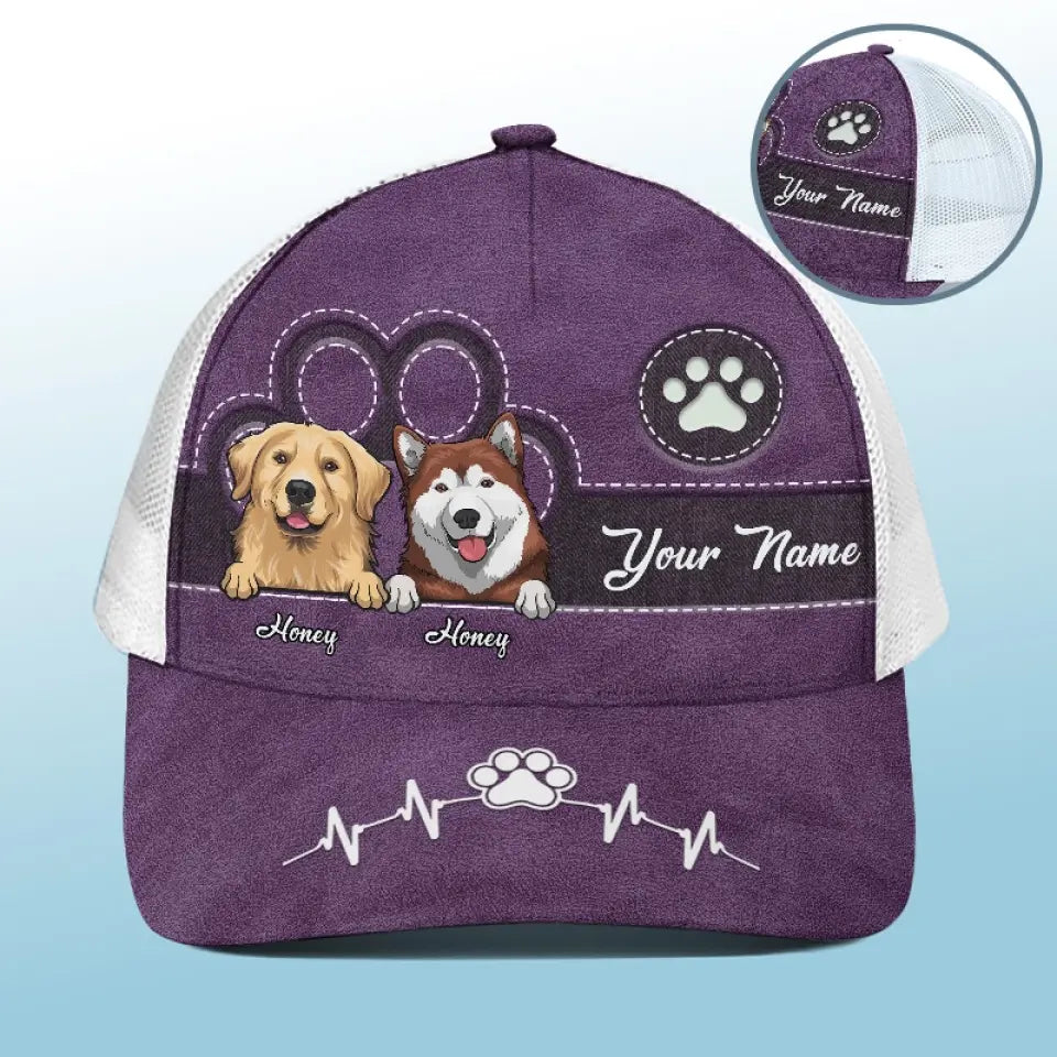 Dog Hair, Don't Care - Dog Personalized Custom Mesh-back Baseball Cap, Baseball Trucker Cap - Gift For Pet Owners, Pet Lovers