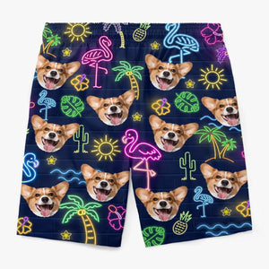 Custom Photo Every Day Should Be A Beach Day - Dog & Cat Personalized Custom Tropical Hawaiian Aloha Men Beach Shorts - Summer Vacation Gift, Birthday Party Gift For Pet Owners, Pet Lovers