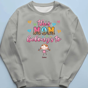 This Special Mom Belongs To - Family Personalized Custom Unisex T-shirt, Hoodie, Sweatshirt - Gift For Mom, Grandma