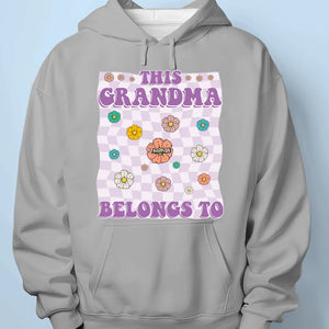 This Awesome Grandma Belongs To These Kids - Family Personalized Custom Unisex T-shirt, Hoodie, Sweatshirt - Gift For Mom, Grandma