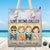 Love Being Called Grandma - Family Personalized Custom Beach Bag - Gift For Grandma