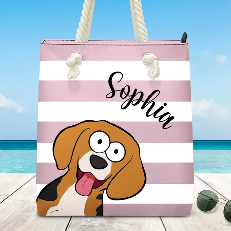 My Dog Is My Favorite Child - Dog Personalized Custom Beach Bag - Summer Vacation Gift For Pet Owners, Pet Lovers