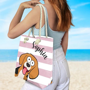 My Dog Is My Favorite Child - Dog Personalized Custom Beach Bag - Summer Vacation Gift For Pet Owners, Pet Lovers