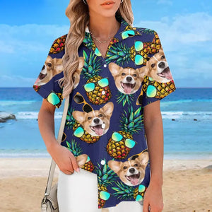 Custom Photo Tropic Like It's Hot - Dog & Cat Personalized Custom Unisex Tropical Hawaiian Aloha Shirt - Summer Vacation Gift, Gift For Pet Owners, Pet Lovers