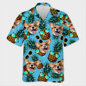 Custom Photo Tropic Like It's Hot - Dog & Cat Personalized Custom Unisex Tropical Hawaiian Aloha Shirt - Summer Vacation Gift, Gift For Pet Owners, Pet Lovers