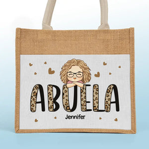 I'm A Professional Mama - Family Personalized Custom Tote Gift Bags, Jute Tote Bags, Beach Bags - Gift For Mom, Grandma