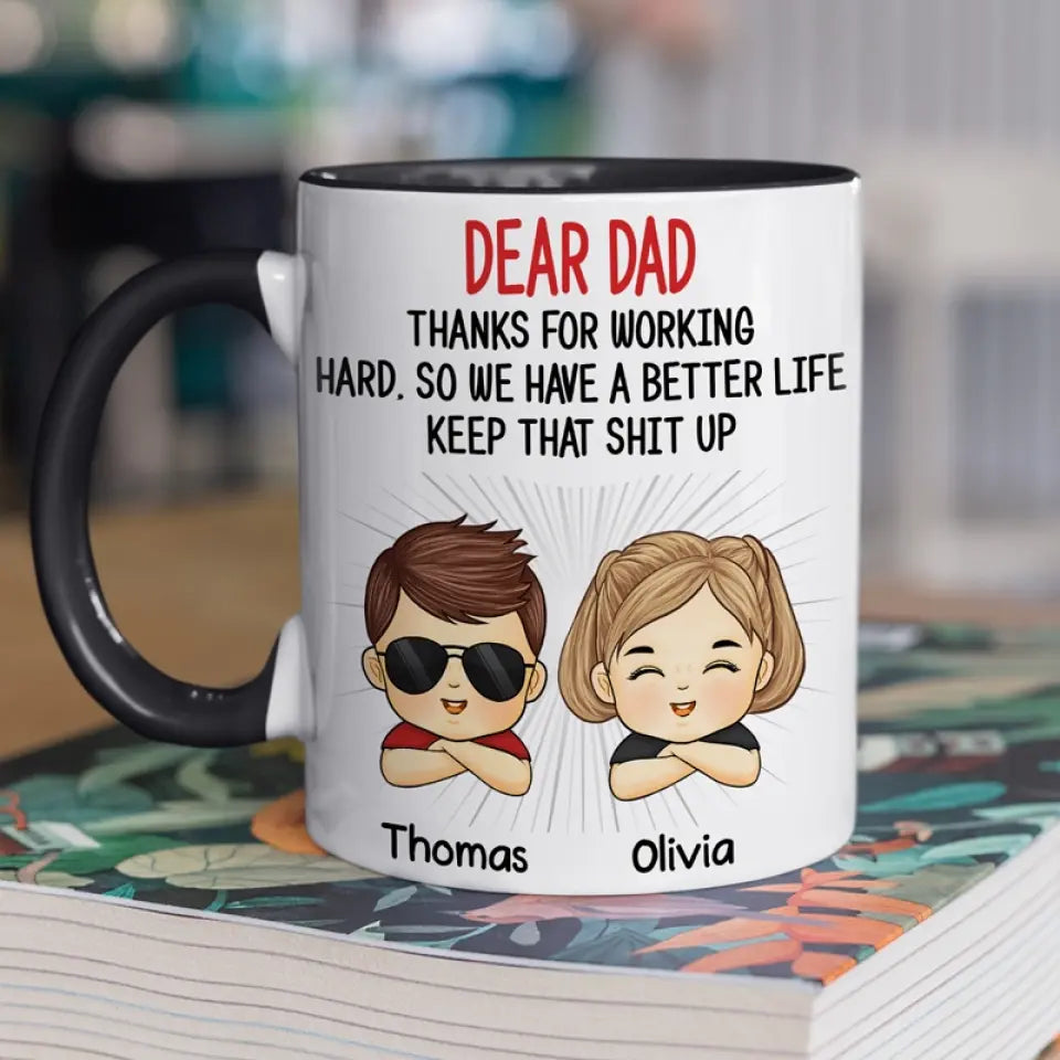 I’m Truly Blessed To Have Such Wonderful Parents - Family Personalized Custom Accent Mug - Gift For Family Members