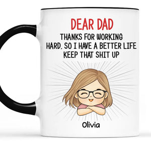 I’m Truly Blessed To Have Such Wonderful Parents - Family Personalized Custom Accent Mug - Gift For Family Members