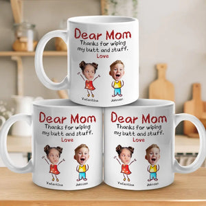 Custom Photo Our Family Stay Together And Forever - Family Personalized Custom Mug - Gift For Family Members