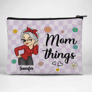 Sometimes People Are Beautiful - Family Personalized Custom Cosmetic Bag - Gift For Mom, Grandma