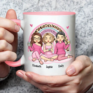 Being My Bestie Is Really The Only Gift - Bestie Personalized Custom Accent Mug - Gift For Best Friends, BFF, Sisters