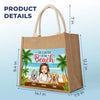 Best Dog Mom Ever - Dog Personalized Custom Tote Gift Bags, Jute Tote Bags, Beach Bags - Gift For Pet Owners, Pet Lovers