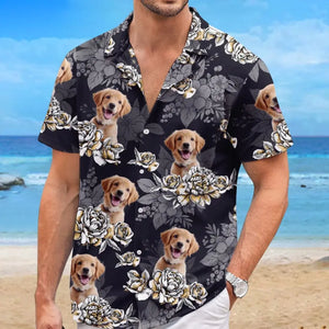 Custom Photo Summer Trip Gets Started - Dog & Cat Personalized Custom Unisex Tropical Hawaiian Aloha Shirt - Summer Vacation Gift, Gift For Pet Owners, Pet Lovers