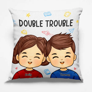 Professional Troublemaker - Family Personalized Custom Pillow - Gift For Family Members