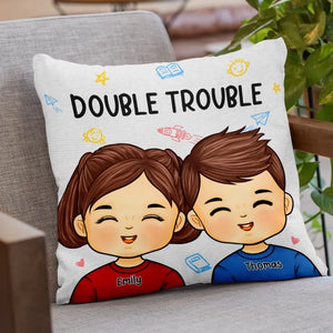 Professional Troublemaker - Family Personalized Custom Pillow - Gift For Family Members