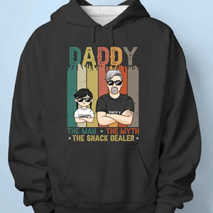 The Man The Myth The Snack Dealer - Family Personalized Custom Unisex T-shirt, Hoodie, Sweatshirt - Gift For Dad, Grandpa