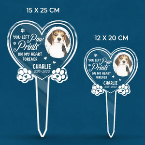 Custom Photo Always Love You - Memorial Personalized Custom Stain Glass Style Acrylic Garden Stake - Sympathy Gift For Pet Owners, Pet Lovers