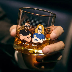 I'm Still Your Shot Of Whiskey - Couple Personalized Custom Whiskey Glass - Gift For Husband Wife, Anniversary