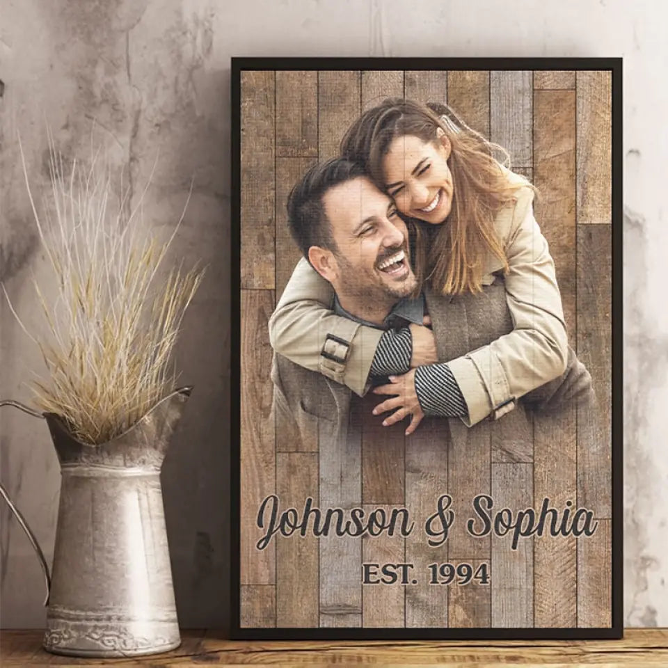 Custom Photo In A Room Full Of Art, I'd Still Stare At You - Couple Personalized Custom Vertical Poster - Gift For Husband Wife, Anniversary