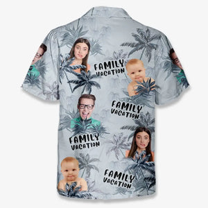 Custom Photo We Enjoy Every Moment - Family Personalized Custom Unisex Tropical Hawaiian Aloha Shirt - Summer Vacation Gift For Family Members