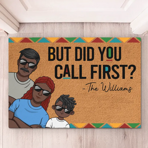 Our Family Looks Cool - Family Personalized Custom Home Decor Decorative Mat - House Warming Gift For Family Members